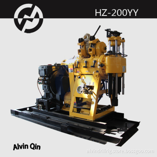 Hydraulic drill machine HZ-200YY drill for water wells and core